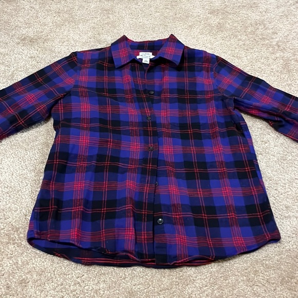 L.L. Bean Tops - LL Bean Scotch Plaid Flannel Shirt